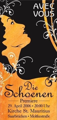 ältere Programme_Die Schoenen_AVEC VOUS-Plakat